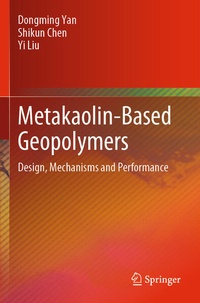 Enlarge image Cover: Metakaolin-Based Geopolymers - Springer
