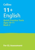 Cover: 11+ English Quick Practice Tests Age 10-11 (Year 6) Book 2 - Collins