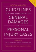 Abbildung von: Guidelines for the Assessment of General Damages in Personal Injury Cases - Oxford University Press