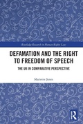 Cover: Defamation and the Right to Freedom of Speech - Routledge
