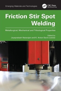 Enlarge image Cover: Friction Stir Spot Welding - CRC Press