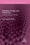 Cover: Palestine To-day and Tomorrow - Routledge