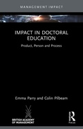 Cover: Impact in Doctoral Education - Routledge