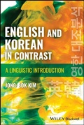 Cover: English and Korean in Contrast - Wiley