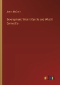 Cover: Development - Outlook Verlag