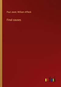 Enlarge image Cover: Final causes - Outlook Verlag
