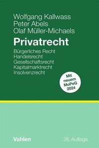 Abbildung von: Privatrecht - Vahlen