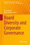 Cover: Board Diversity and Corporate Governance - Springer
