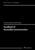 Cover: Handbook of Accessible Communication - Frank & Timme