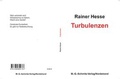 Cover: Turbulenzen - Schmitz, Manfred G