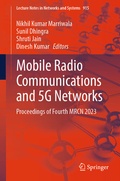 Cover: Mobile Radio Communications and 5G Networks - Springer