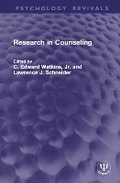 Cover: Research in Counseling - Routledge