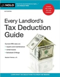 Cover: Every Landlord's Tax Deduction Guide - NOLO