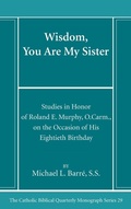 Cover: Wisdom, You Are My Sister - Pickwick Publications