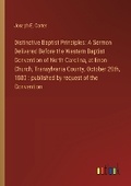 Cover: Distinctive Baptist Principles - Outlook Verlag