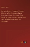 Cover: Distinctive Baptist Principles - Outlook Verlag