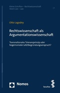 Cover: Rechtswissenschaft als Argumentationswissenschaft - Nomos