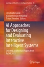 Cover: AI Approaches for Designing and Evaluating Interactive Intelligent Systems - Springer