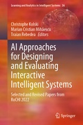 Cover: AI Approaches for Designing and Evaluating Interactive Intelligent Systems - Springer