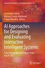 Cover: AI Approaches for Designing and Evaluating Interactive Intelligent Systems - Springer