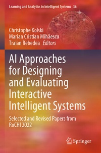 Enlarge image Cover: AI Approaches for Designing and Evaluating Interactive Intelligent Systems - Springer