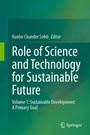 Cover: Role of Science and Technology for Sustainable Future - Springer