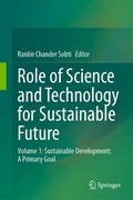 Cover: Role of Science and Technology for Sustainable Future - Springer