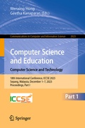 Cover: Computer Science and Education. Computer Science and Technology - Springer