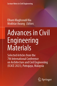 Enlarge image Cover: Advances in Civil Engineering Materials - Springer