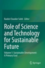 Cover: Role of Science and Technology for Sustainable Future - Springer