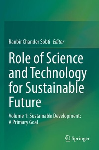 Enlarge image Cover: Role of Science and Technology for Sustainable Future - Springer
