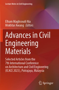 Enlarge image Cover: Advances in Civil Engineering Materials - Springer