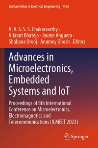 Enlarge image Cover: Advances in Microelectronics, Embedded Systems and IoT - Springer