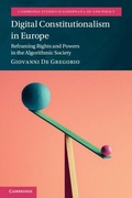Cover: Digital Constitutionalism in Europe - Cambridge University Press