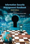 Cover: Information Security Management Handbook, Volume 5 - Auerbach