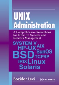 Enlarge image Cover: UNIX Administration - CRC Press