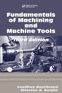 Enlarge image Cover: Fundamentals of Metal Machining and Machine Tools - CRC Press