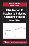Cover: Introduction to Stochastic Calculus Applied to Finance - Chapman and Hall