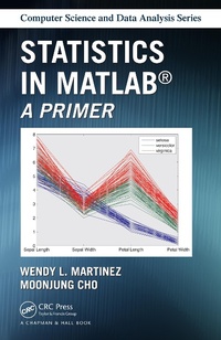Enlarge image Cover: Statistics in MATLAB - Chapman and Hall