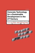 Cover: Concrete Technology for a Sustainable Development in the 21st Century - CRC Press