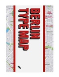 Cover: Berlin Type Map - Blue Crow Media