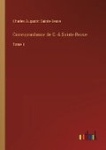 Cover: Correspondance de C.-A Sainte-Beuve - Outlook Verlag