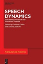 Cover: Speech Dynamics - De Gruyter Mouton