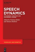 Cover: Speech Dynamics - De Gruyter Mouton