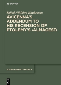 Abbildung von: Avicenna's Addendum to His Recension of Ptolemy's >Almagest< - De Gruyter