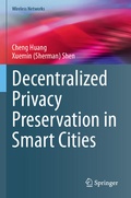 Cover: Decentralized Privacy Preservation in Smart Cities - Springer