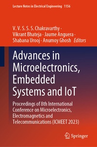Enlarge image Cover: Advances in Microelectronics, Embedded Systems and IoT - Springer