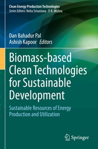 Enlarge image Cover: Biomass-based Clean Technologies for Sustainable Development - Springer