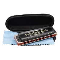 Abbildung von: Professional Blues Harmonica in C (incl. case and cleaning cloth) - Hage Musikverlag