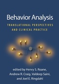 Cover: Behavior Analysis - The Guilford Press
